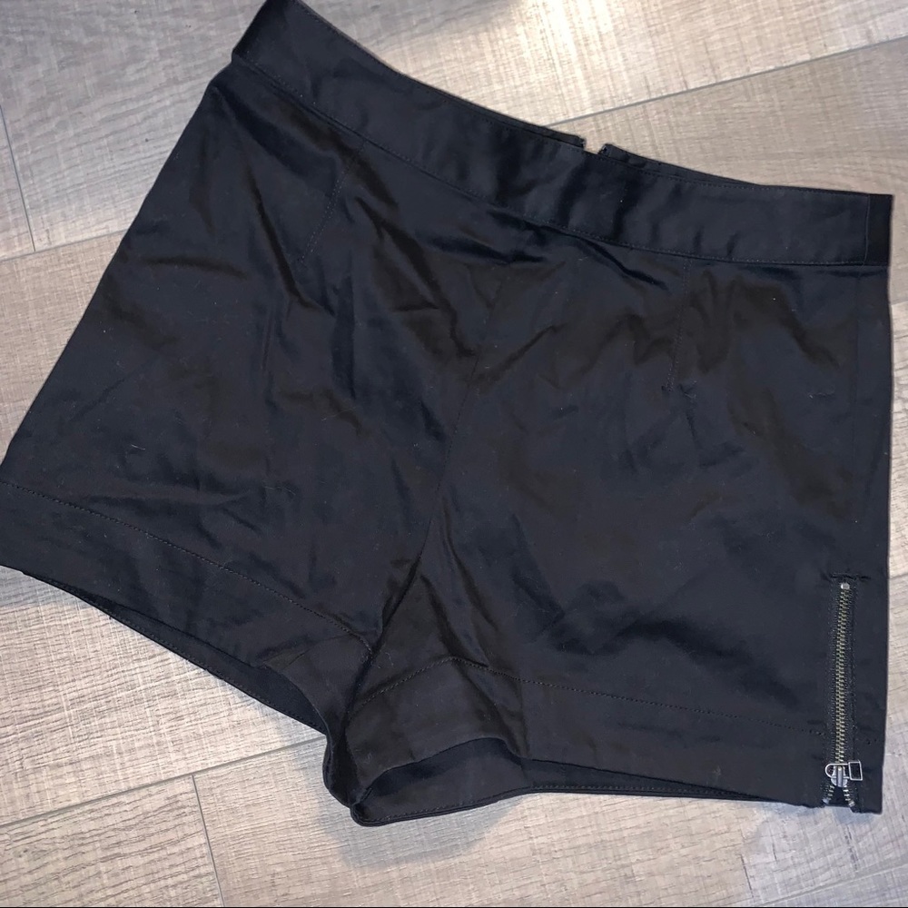 Aritzia Talula High Waisted Shorts Zipper on Side